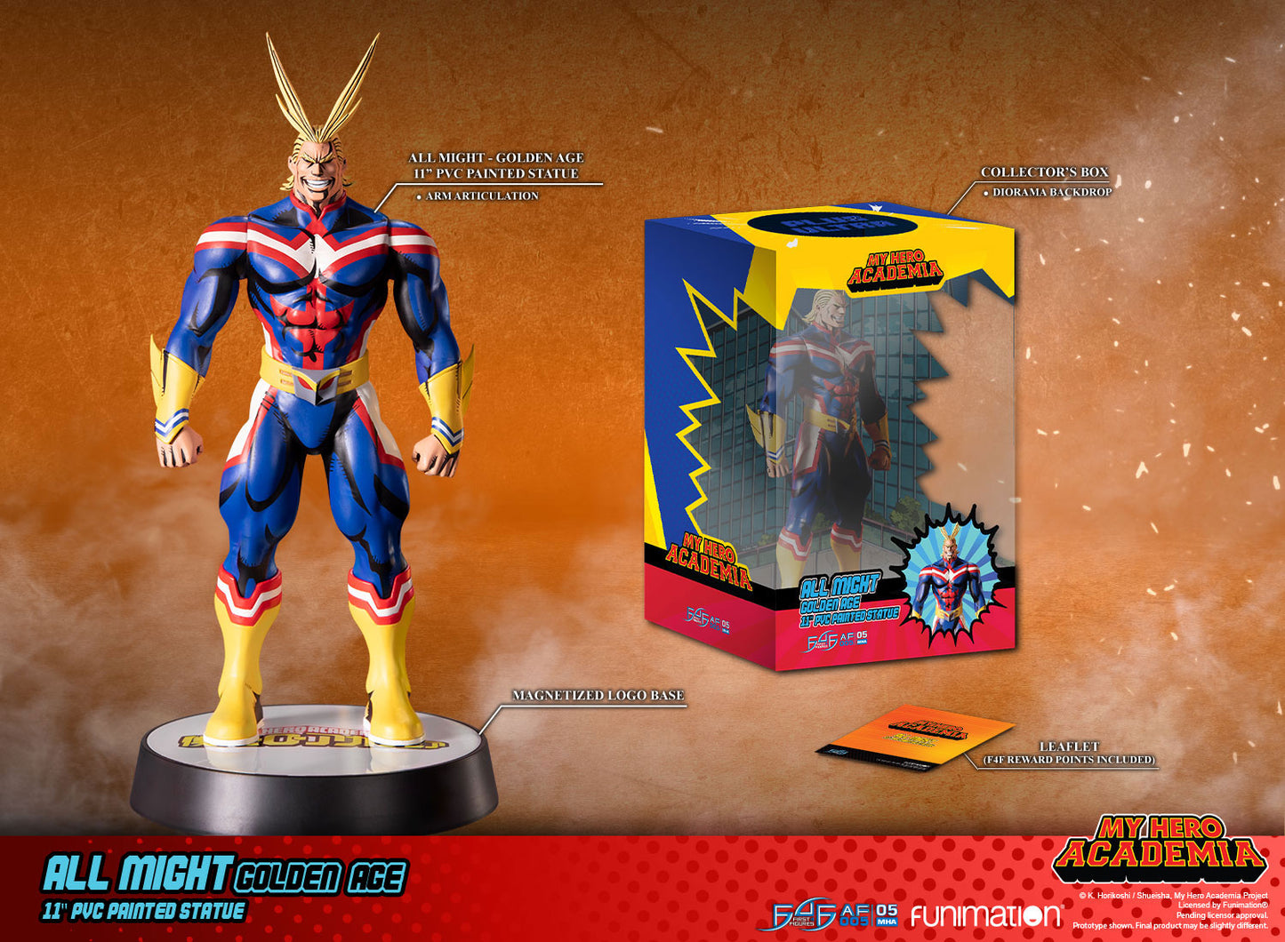 All Might Golden Age PVC Statue