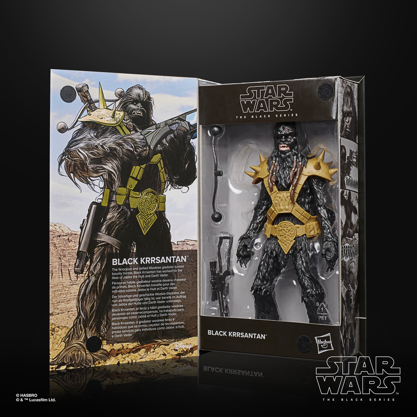 Star Wars The Black Series Black Krrsantan Toy 6-Inch-Scale